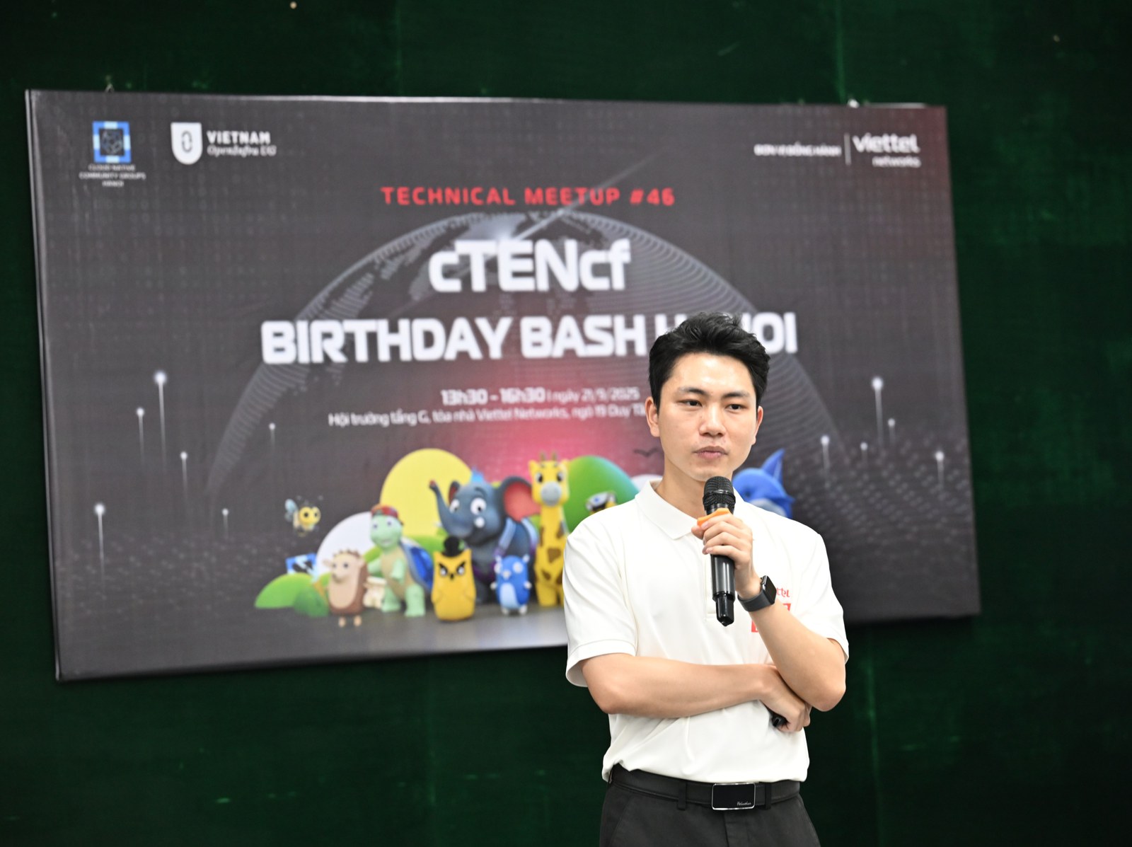 Speaking at #cTENcf Birthday Bash Hanoi, 21 September 2025