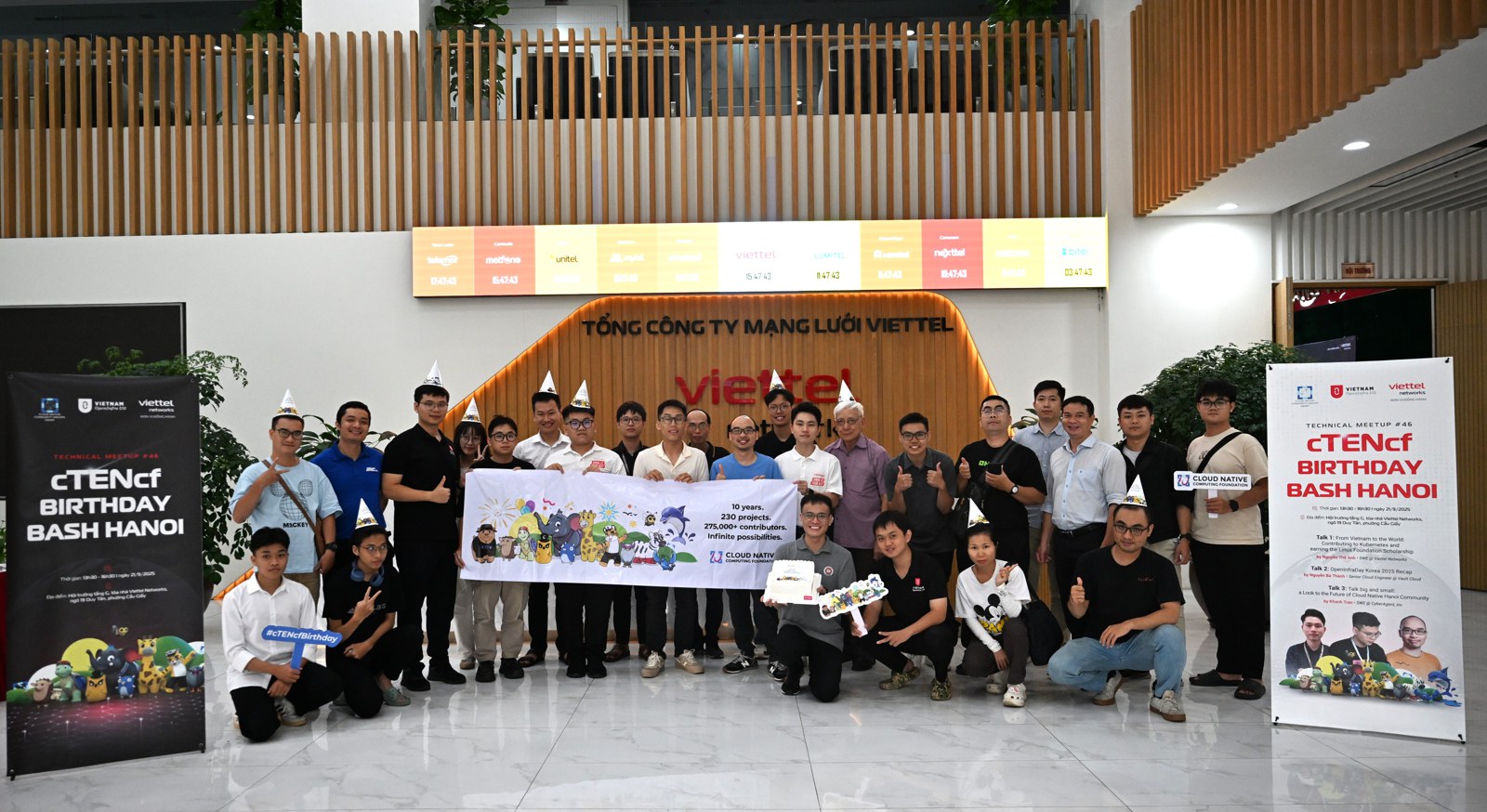 Everyone at #cTENcf Birthday Bash Hanoi