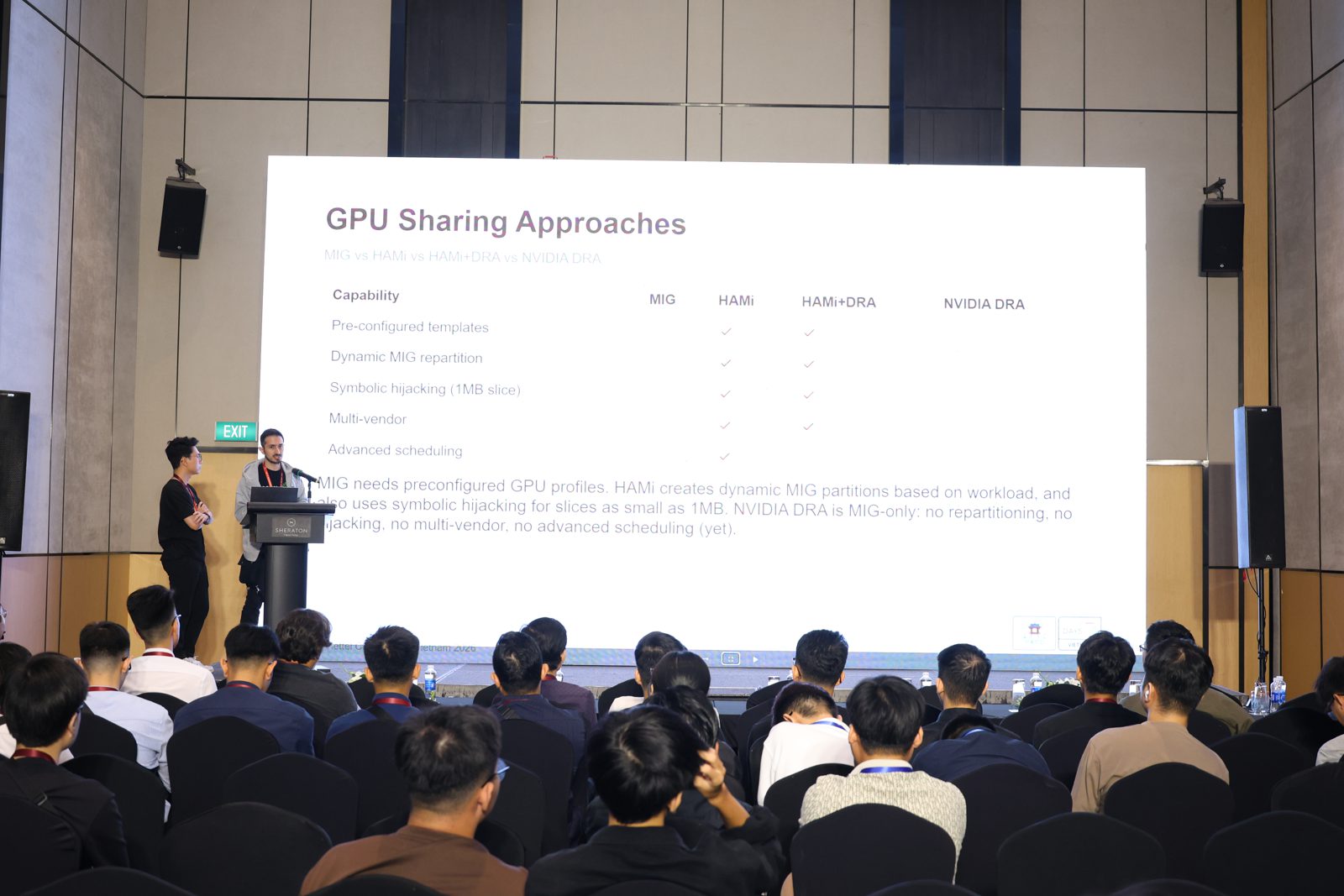 Reza and me on stage at KCD & OpenInfra Days Vietnam 2026